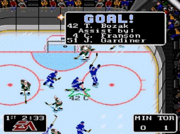 nhl hockey video game
